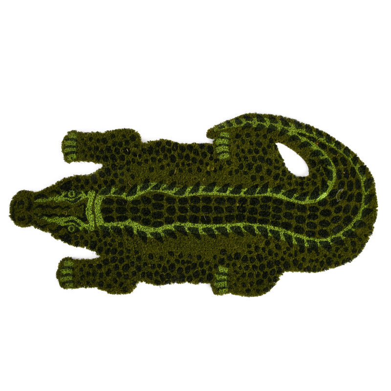 Coir Doormat Crocodile