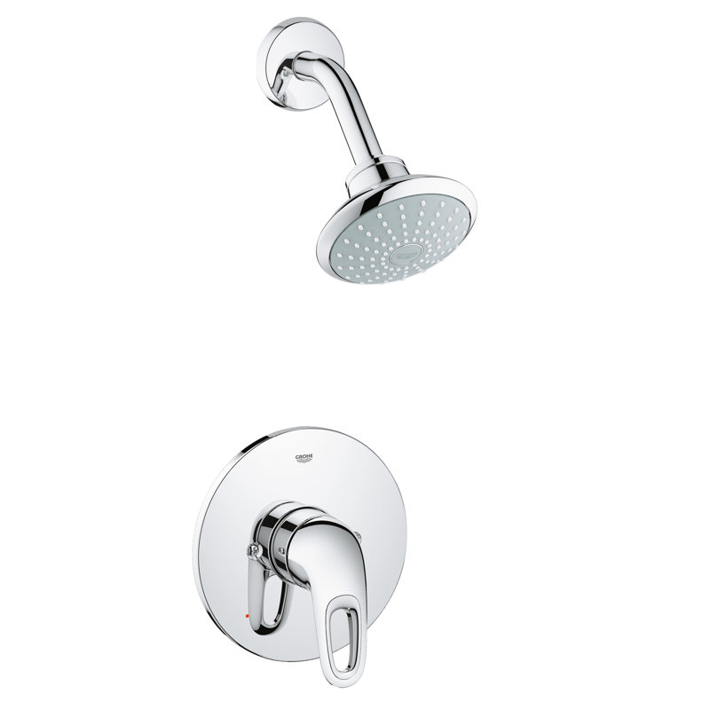 Eurostyle Shower Faucet, Starlight Chrome