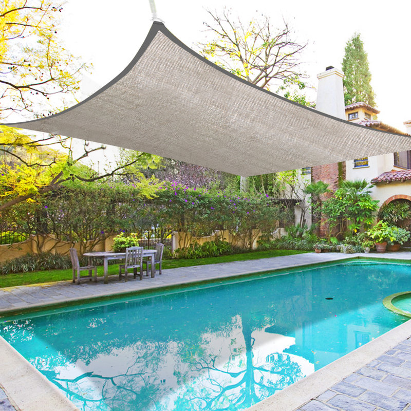Dunanney Rectangular Shade Sail, Grey, 400cm W x 300cm L