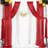 2pcs 24W*96H Inch Screen Curtain Starry Sky Sequins Wear Rod Curtain, Used For Wedding Background Wall Stage Mending Gauze Curtain Wedding Decoration Scene Layout Large Size 125*243cm Red/Gold-585094423-585094416