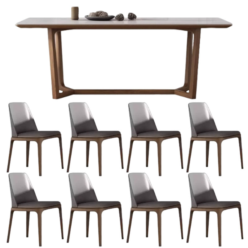 Superbes tables et chaises de salle à manger minimalistes