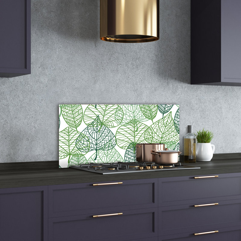 50cm W x 100cm L Glass Peel and Stick Panel