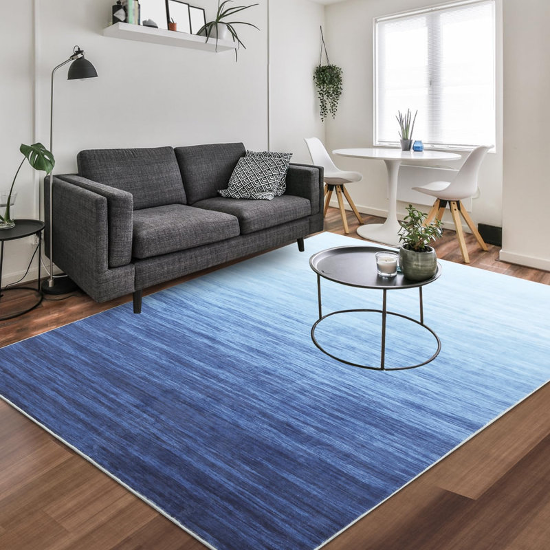 10x13 Rug Washable Rug Non Slip Rug Modern Ombre Rug Contemporary Gradient Rug Carpet for Bedroom Office, Rectangle 10' x 13'
