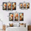 «Chrysanthemums Autumn Collage», 3 pièces sur toile-938386735-938386734