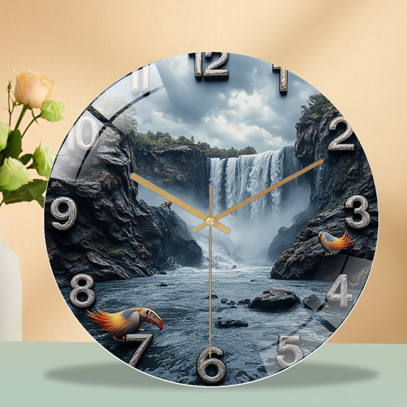 Horloge murale Waterfall