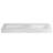 Stone Resin Solid Surface Sink For Bathroom Vanity - 59.44 In Depth, 18.38 Width, 4.4 Height, 71.43 Lb High Durability, Clean Cut Silhouettes, Smooth Usage Basin Matte White, Long, Wide, Flexible