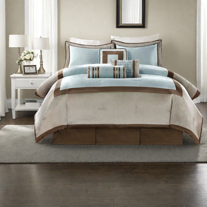 Piece Bedding Sets Queen Polyester Modern Hotel Style For Home