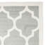Tapis géométrique en polypropylène tissé à la machine gris clair / beige Ammundsen-271740035