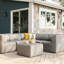 Canapé modulaire d'extérieur 6 pièces Big Joe-68446706-131128666