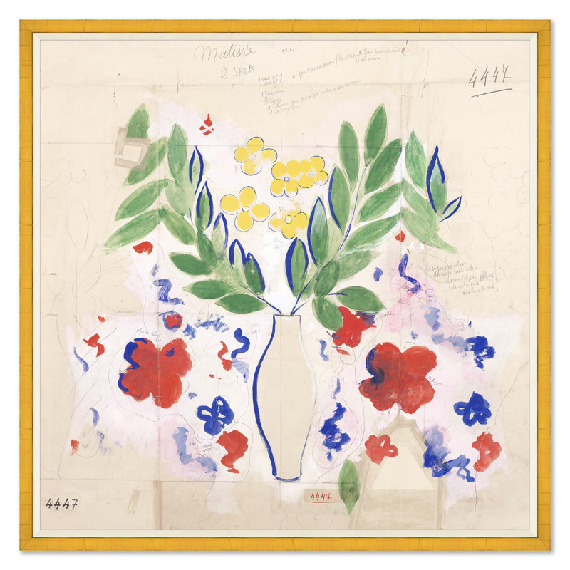 Paule Marrot, Matisse I, Doré, H 43 po x l 43 po