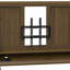 Meuble télé mobile avec support pour téléviseur 32 à 50 po avec écran de projecteur et prises de courant - Chariot télé à roulettes réglable, bois aggloméré