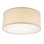Abat-jour tambour en lin H 6,38 po