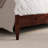 Amandah Low Profile Solid Wood Panel Bed-1063239670-1063239671