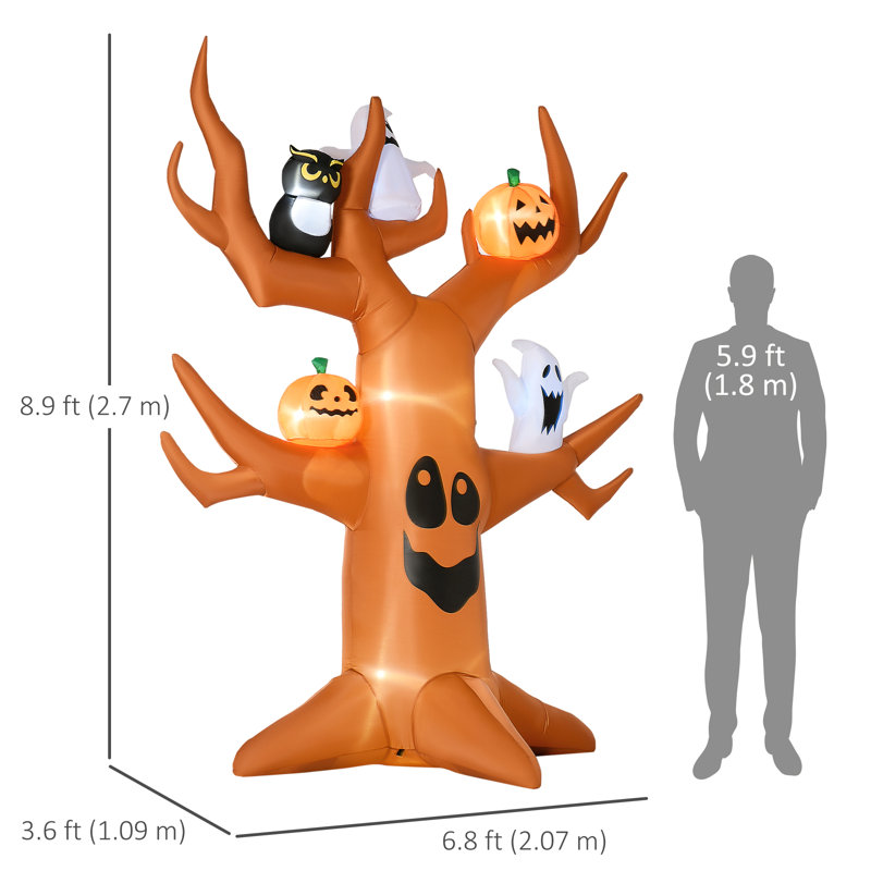Arbre gonflable d'Halloween