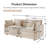Haninerm Chenille Round Arm Loveseat-1447072274-1428280040