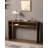 39.37" Brown Rectangular Solid Wood Console Table-107442443