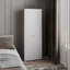 Armoire-penderie blanche à 3 portes avec 4 tablettes-1265582085