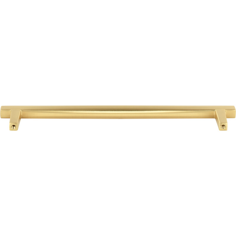 Whitlock Bar Pull, 7 9/16", Brushed Gold