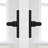 Satin Black Dummy Door Lever