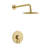 Ivy Single-Handle 1 Spray 8" Wall Mounted Fixed Shower Head (Valve Included)-88248705