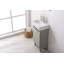 Ensemble de meuble-lavabo simple 16,5 po Jarrettsville-714179249