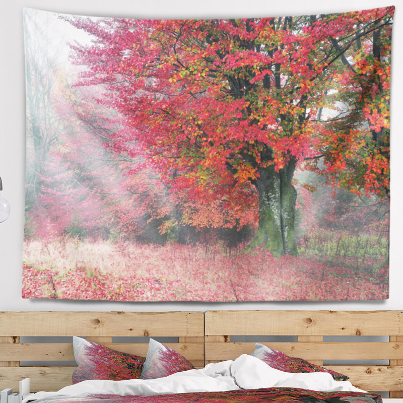 Tapisserie en polyester après la tempête avec accessoires de suspension inclus, H 32 po x l 39 po