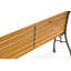 Banc de parc en acier et bois massif Kambrya