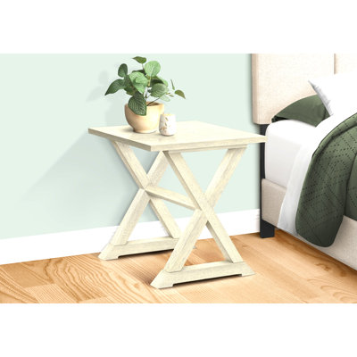 Table d'appoint, bout, table d'appoint, carré, table de chevet, chambre à coucher, lampe, placage, transitionnel