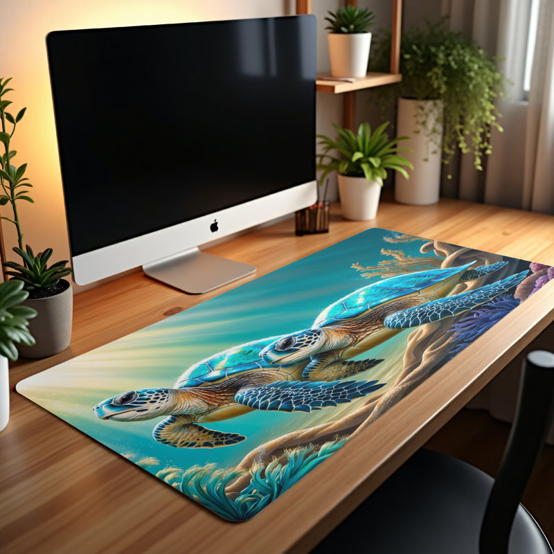 Polyester Desk Pad, 23.6x13.8