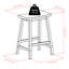 Tabouret de comptoir et de bar Irieana-653530283-623366680