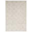 Wool Geometric Area Rug in Beige