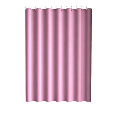 Rideau simple imperméable uni de couleur unie adapté aux patios et aux pergolas offrant une protection contre le vent et la pluie avec des anneaux en plastique