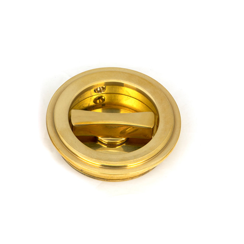 Door Accessory, Polished Brass, 6cm H x 6cm W x 1.3cm D