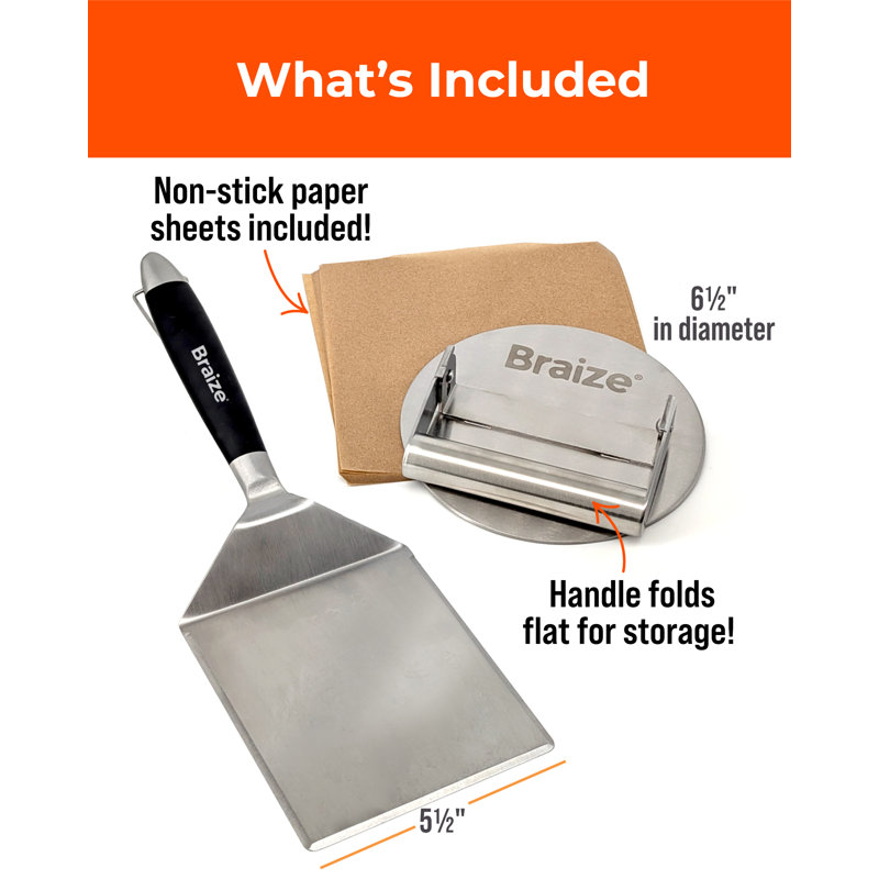 Burger Press Set of 3