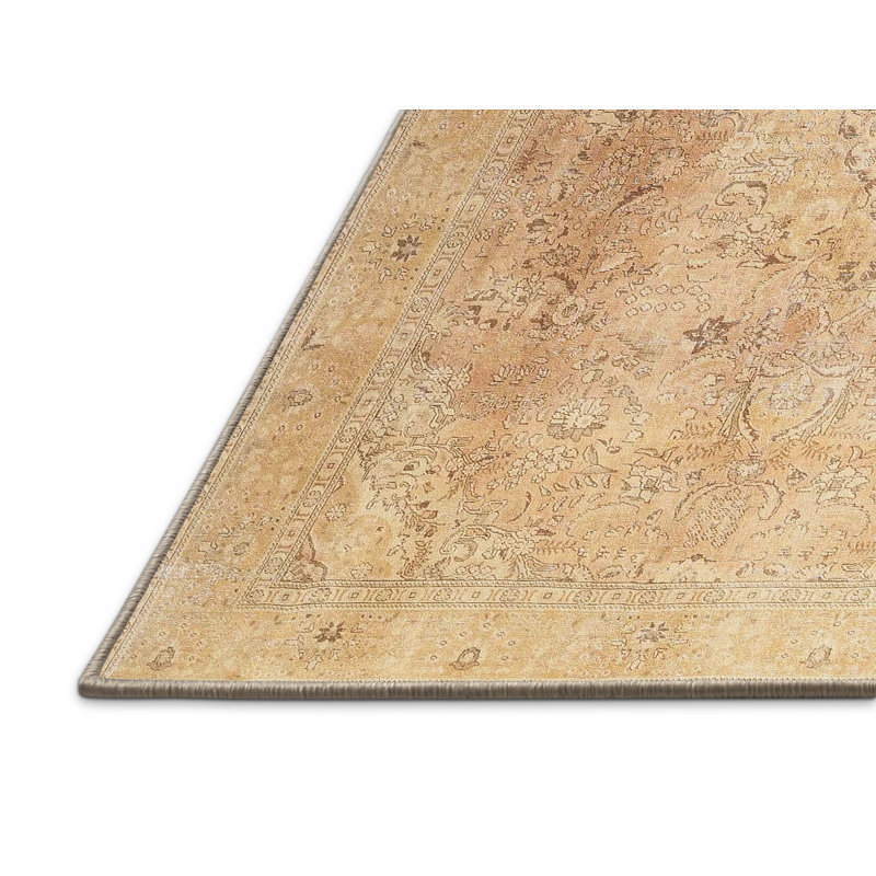 Tapis beige/brun traditionnel Sprecher, Rectangle 4 pi x 6 pi
