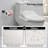 5 Pieces Bathroom Hardware Accessories Set Towel Bar Set Wall Mounted,Stainless Steel-119738455
