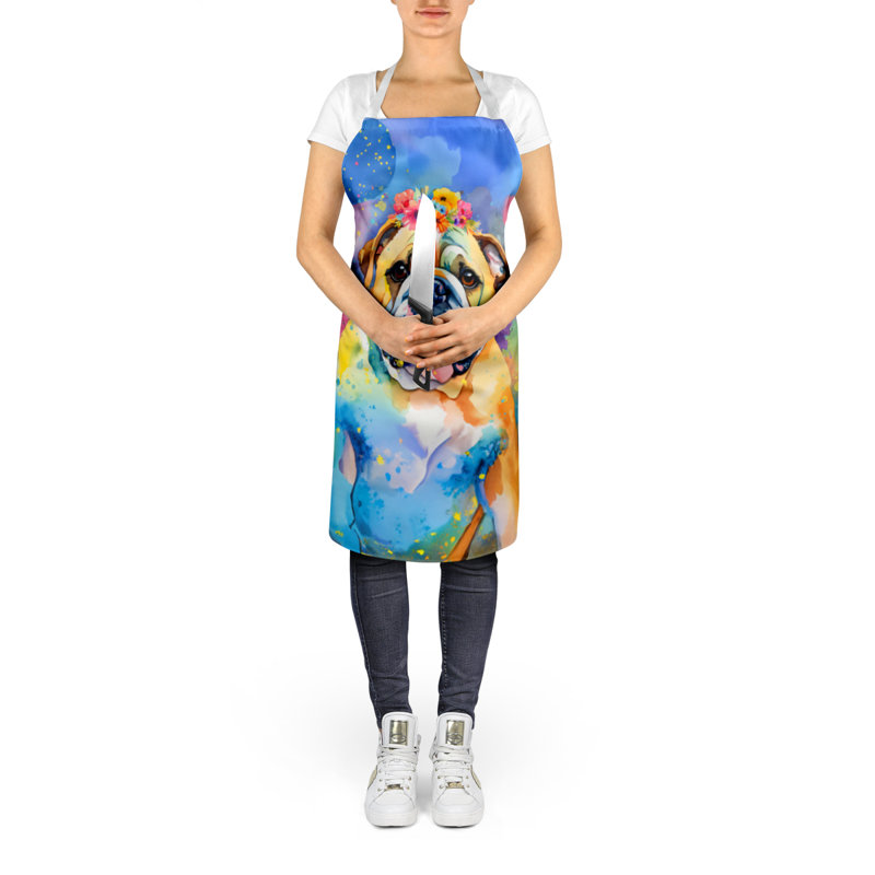 No Pattern Bib Apron