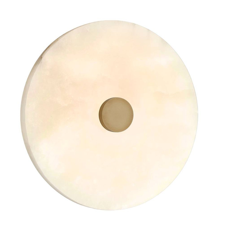 Moers Mini Flush Mount, Antique Brass, 6.35" H x 30.48" W x 30.48" D