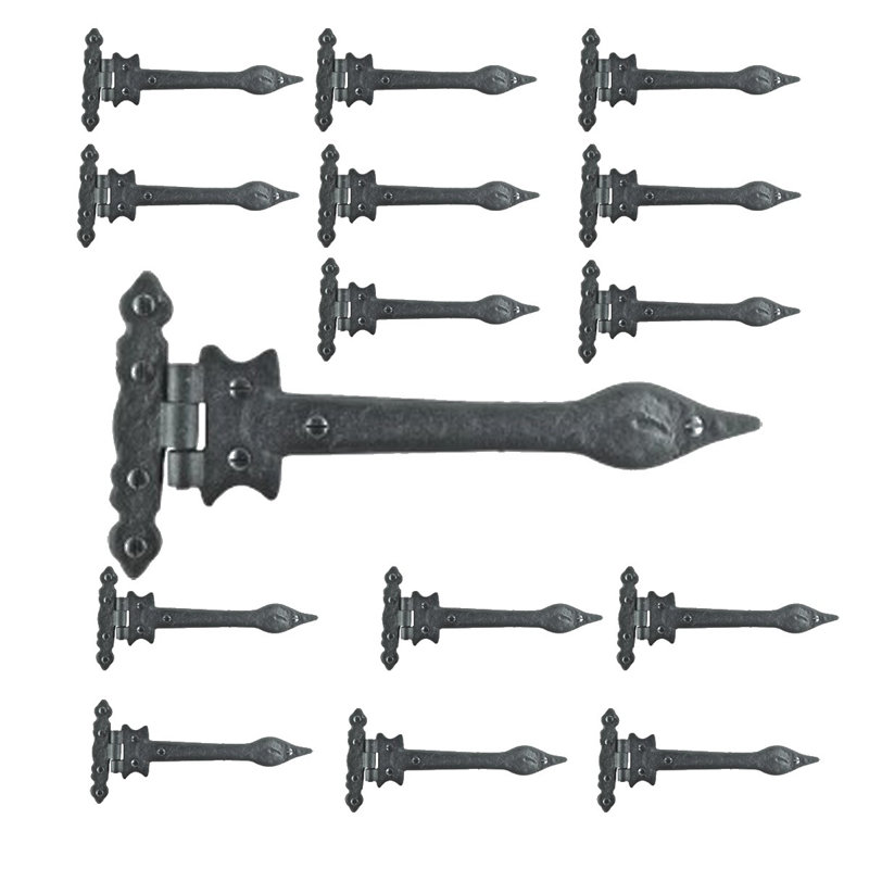 Charnières de porte à sangle H 4 po x l 9 po