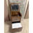 Practical Walnut Vanity Desk With Visible Storage And Comfortable Seat Elegant Table Spacious Drawer-1730289244