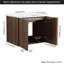 Ensemble de meuble-lavabo moderne 24 "24"-1449236349