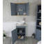 Slimline 515mm Free-standing Cloakroom Vanity Unit-838814544-838814548