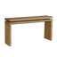  Console Farmhouse - Table de hall d'entrée en bois rétro avec suspension à double planche-1281391520