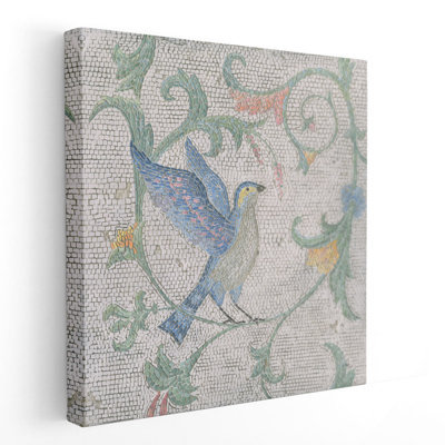 «Mosaic Birds I», reproduction d'art sur toile