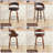 Comfortable Swivel Counter Stool With Durable Solid Wood Legs-120285789-120285787
