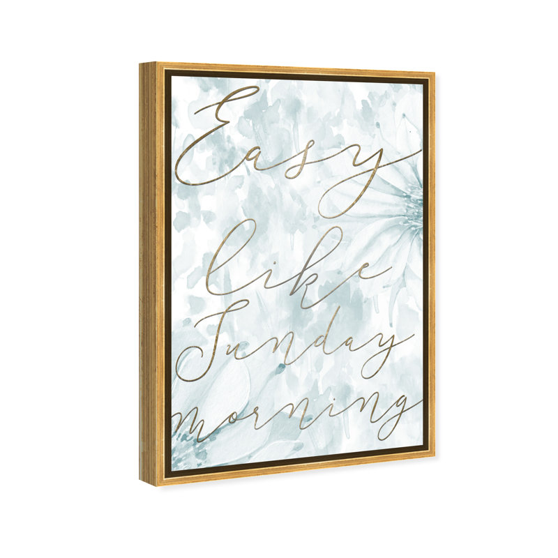 Typographie et citations faciles comme citations et dictons de famille - reproduction d'art, H 24 po x l 16 po x P 1,5 po