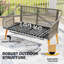 Outsunny 4 Piece Rattan Garden Furniture Set with Loveseat-976037424-976037429