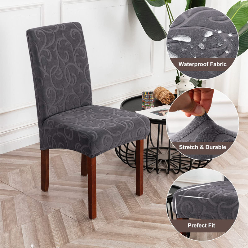 Housses de chaise de salle à manger imperméables