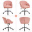 Desk Chair With Petal-shaped Backrest-355871366