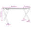 Chetna Coffee Table Legs X-Frame Steel-1428582311